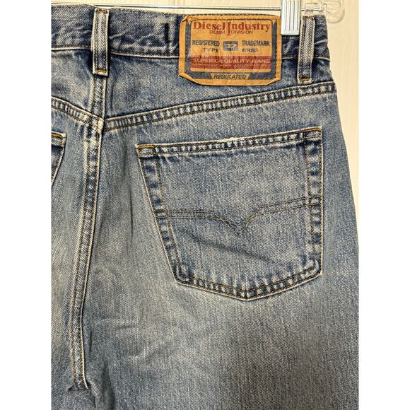 Diesel Industry Jeans 33 Made in Italy 100% Cotton Street Style - Picture 4 of 9